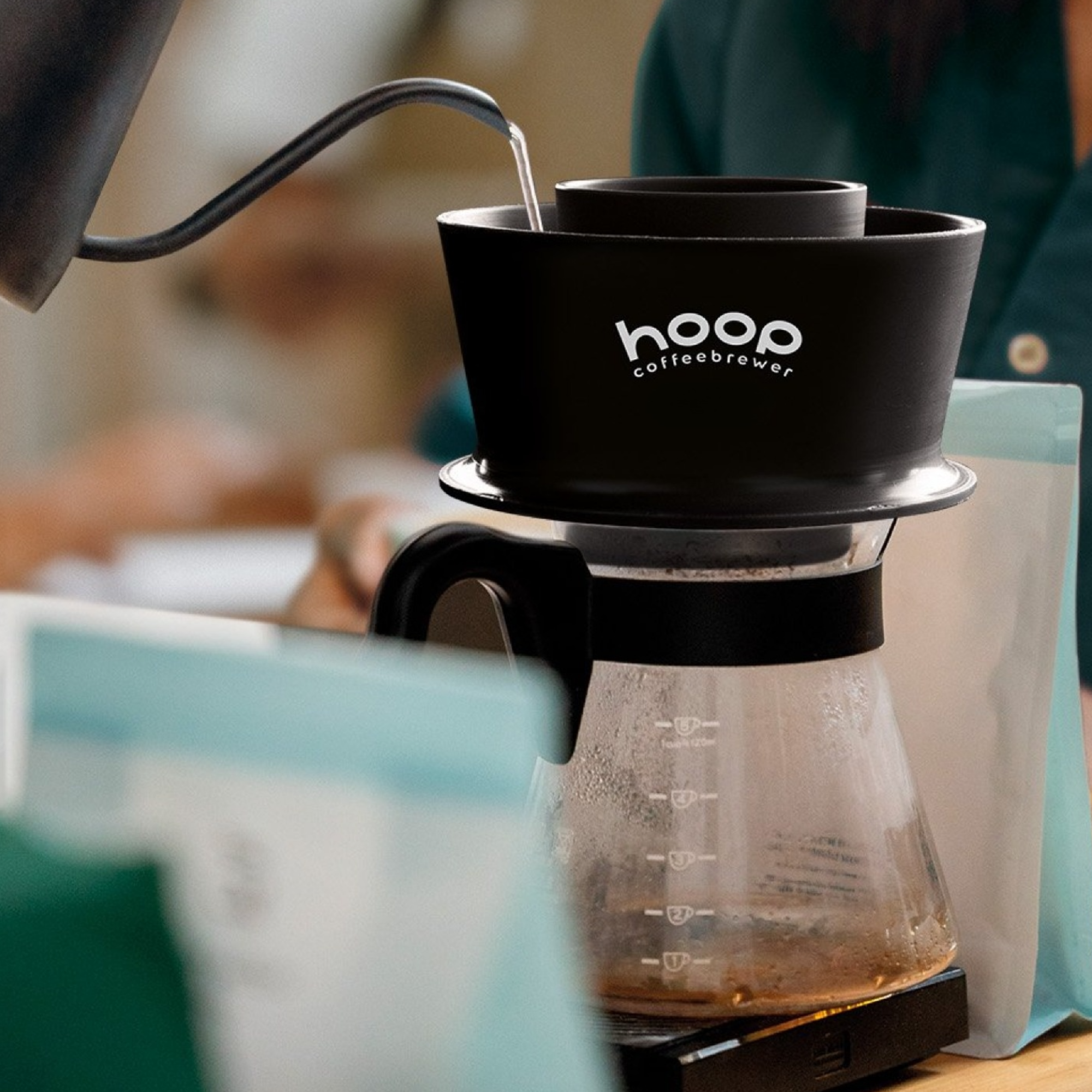 Hoop coffee brewer, черная