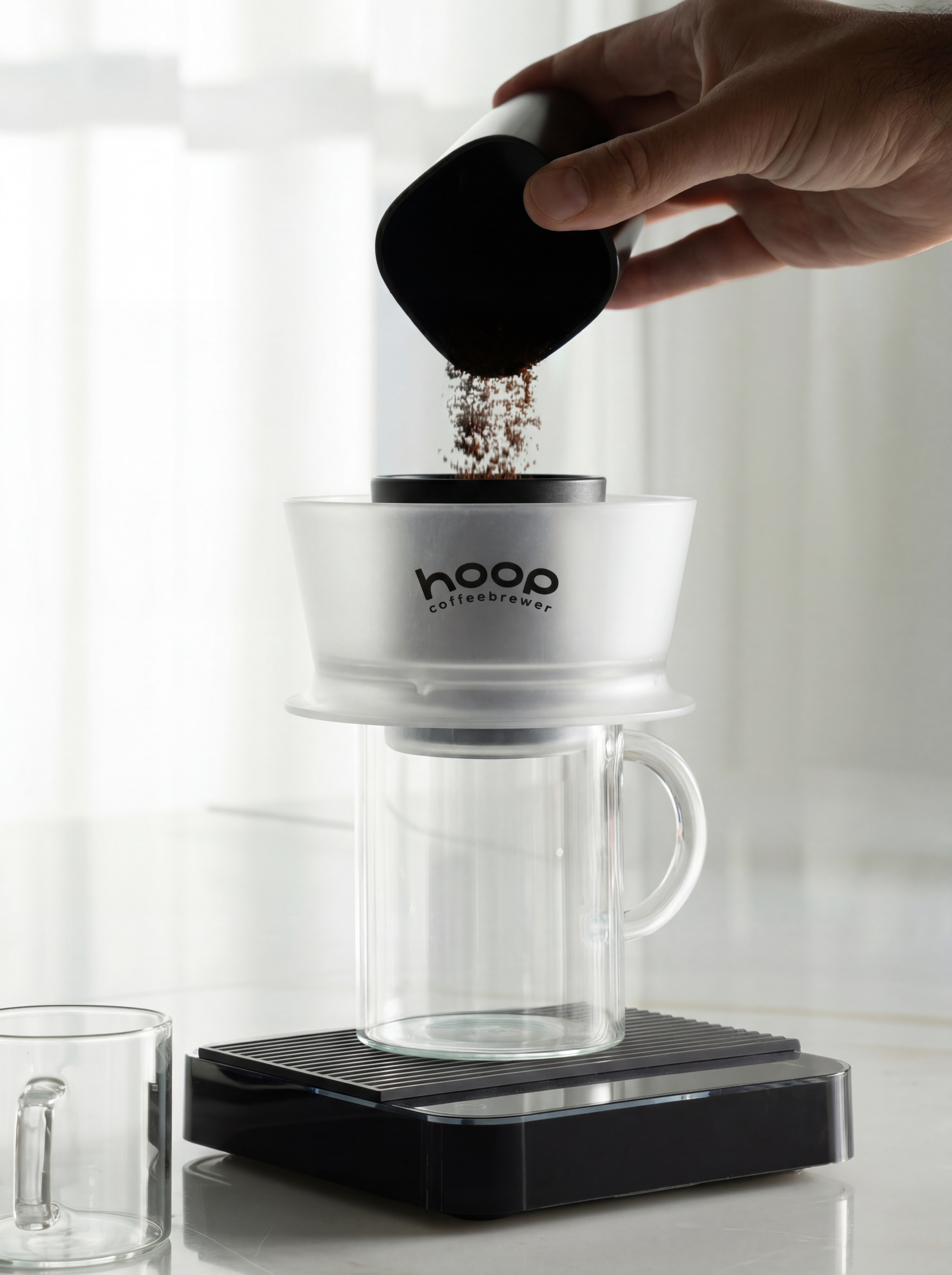 Hoop coffee brewer, прозрачная
